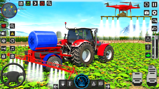 اسکرین شات 4 بازی Real Tractor Driving Game