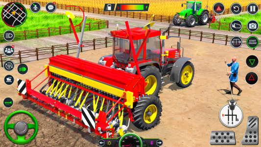 اسکرین شات 7 بازی Real Tractor Driving Game