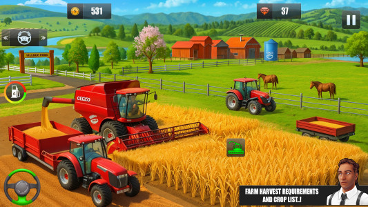 اسکرین شات 2 بازی Real Tractor Driving Game