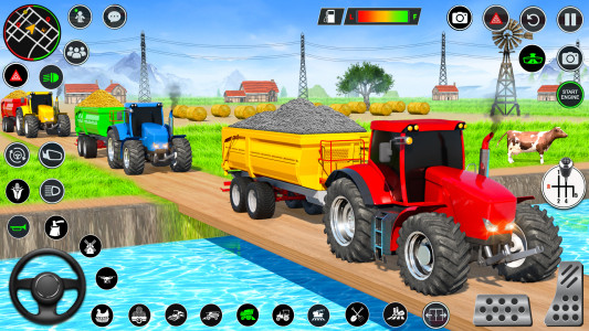 اسکرین شات 6 بازی Real Tractor Driving Game