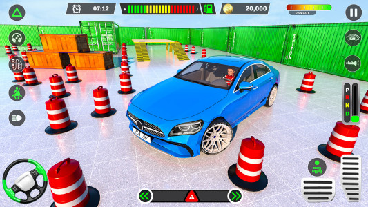 اسکرین شات 4 برنامه Car Parking Driving School 3D