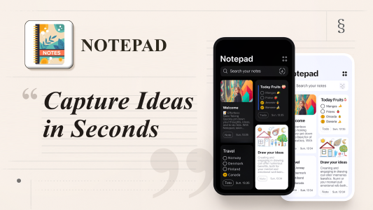 اسکرین شات 1 برنامه Notepad - Take Notes