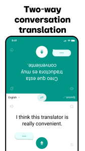 اسکرین شات 3 برنامه Talking Translator - Languages