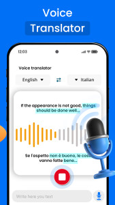 اسکرین شات 2 برنامه AI Translate All Languages