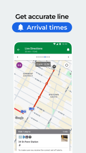 اسکرین شات 2 برنامه Moovit: Bus & Public Transit