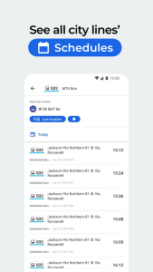 اسکرین شات 4 برنامه Moovit: Bus & Public Transit