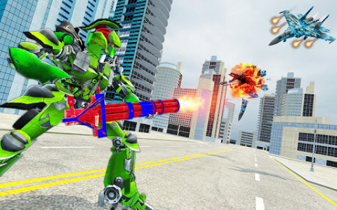 اسکرین شات 5 بازی US Army Robot Transformation Jet Robo Car Tank War