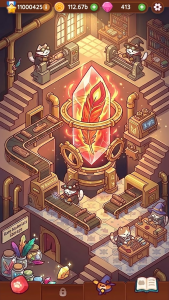اسکرین شات 1 بازی Cat Magic School : Cute Tycoon