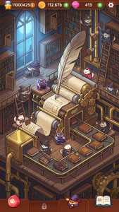 اسکرین شات 5 بازی Cat Magic School : Cute Tycoon