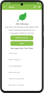 اسکرین شات 4 برنامه Auto USB Tethering