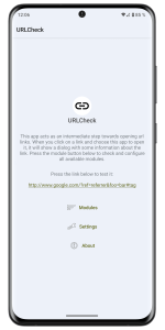 اسکرین شات 1 برنامه URLCheck