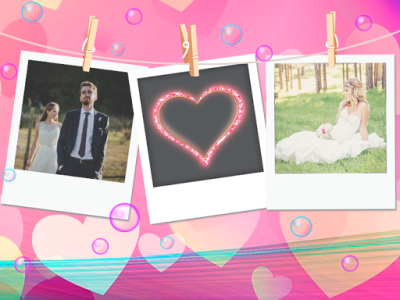 اسکرین شات 3 برنامه Photo Frames Love