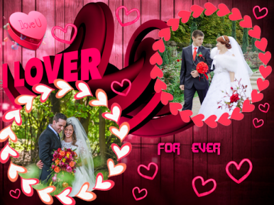 اسکرین شات 1 برنامه Photo Frames Love
