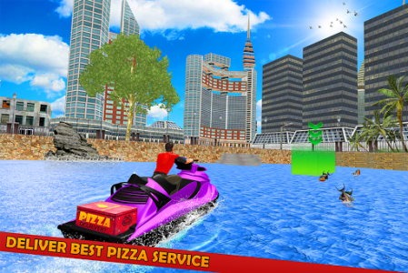 اسکرین شات 5 بازی Pizza Delivery Jet Ski Fun