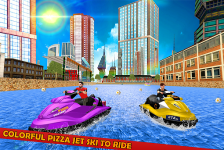 اسکرین شات 4 بازی Pizza Delivery Jet Ski Fun