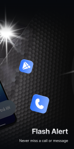 اسکرین شات 2 برنامه Flash On Call - Flash Alert