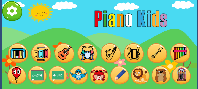 اسکرین شات 1 بازی Piano kids music and songs