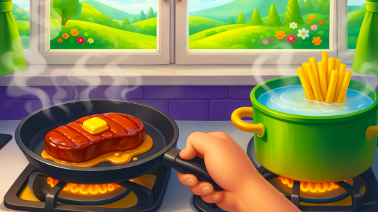 اسکرین شات 2 بازی Cooking Blast: Restaurant Game