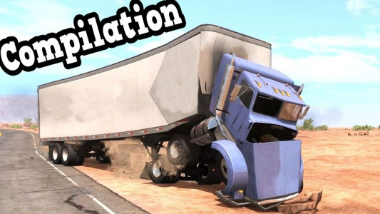 اسکرین شات 2 بازی Truck Crash Car Beam Game