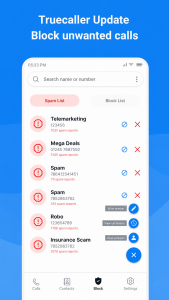 اسکرین شات 7 برنامه Show Caller ID & Spam Blocker
