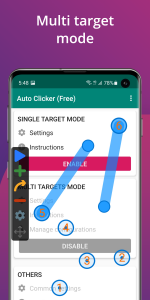 اسکرین شات 3 برنامه Auto Clicker - Automatic tap