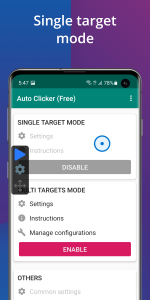 اسکرین شات 2 برنامه Auto Clicker - Automatic tap