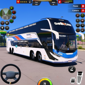 اسکرین شات 1 بازی City Bus Driving Game Bus Game