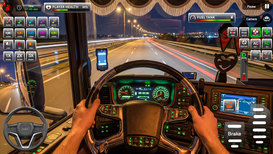 اسکرین شات 2 بازی Euro Truck Transporter 3d
