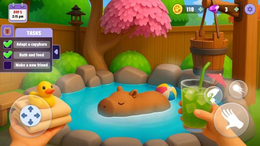 اسکرین شات 1 بازی Capybara Simulator: My pets