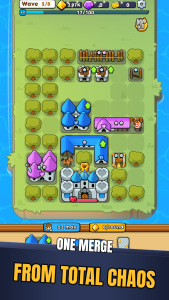 اسکرین شات 2 بازی Fortress Merge: Puzzle Defense