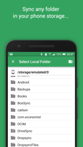 اسکرین شات 3 برنامه Autosync for Google Drive