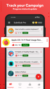 اسکرین شات 4 برنامه Sub4Sub Pro - view, like & sub