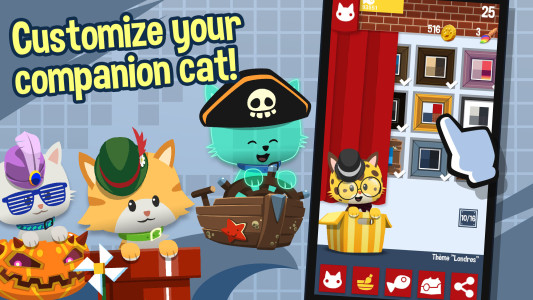 اسکرین شات 2 بازی Hungry Cat Nonogram Color