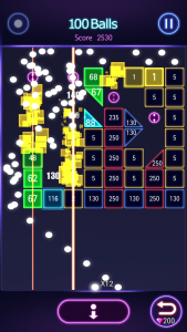 اسکرین شات 5 بازی Bricks Breaker Hit - Glow Ball
