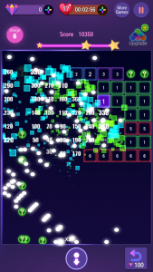 اسکرین شات 6 بازی Neon Bricks Master