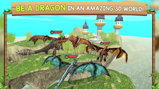 اسکرین شات 1 بازی Dragon Sim Online: Be A Dragon