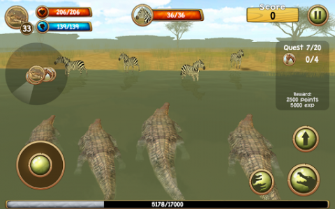 اسکرین شات 2 بازی Wild Crocodile Simulator 3D