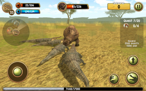 اسکرین شات 3 بازی Wild Crocodile Simulator 3D