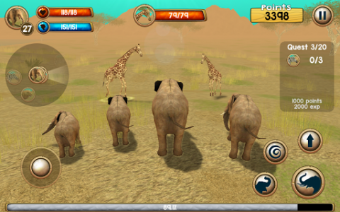 اسکرین شات 2 بازی Wild Elephant Sim 3D
