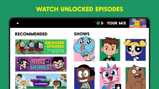 اسکرین شات 3 برنامه Cartoon Network App