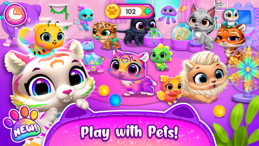 اسکرین شات 2 بازی Jungle Floof - Island Pet Care