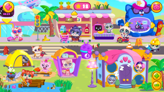 اسکرین شات 2 بازی Little Kitty Town