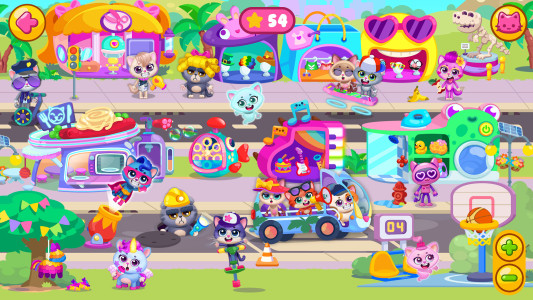 اسکرین شات 1 بازی Little Kitty Town
