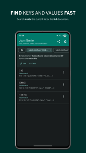 اسکرین شات 3 برنامه Json Genie: JSON Viewer/Editor
