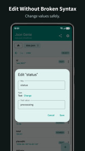 اسکرین شات 2 برنامه Json Genie: JSON Viewer/Editor