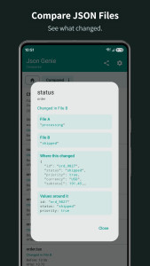 اسکرین شات 5 برنامه Json Genie: JSON Viewer/Editor