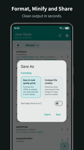 اسکرین شات 8 برنامه Json Genie: JSON Viewer/Editor