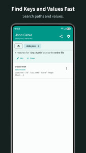 اسکرین شات 7 برنامه Json Genie: JSON Viewer/Editor