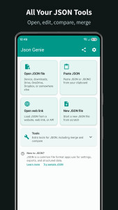 اسکرین شات 4 برنامه Json Genie: JSON Viewer/Editor
