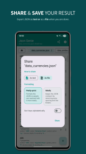 اسکرین شات 8 برنامه Json Genie: JSON Viewer/Editor